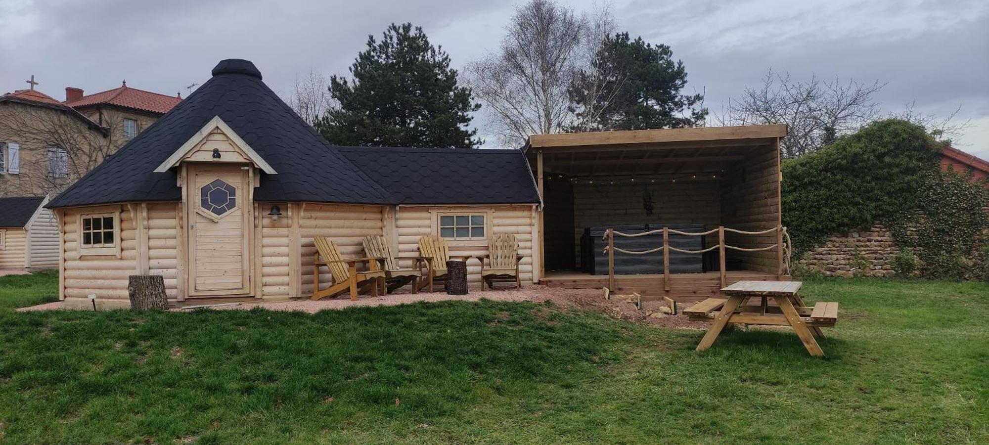 Les Cabanes Du Grand Nord Pradines  Exterior foto